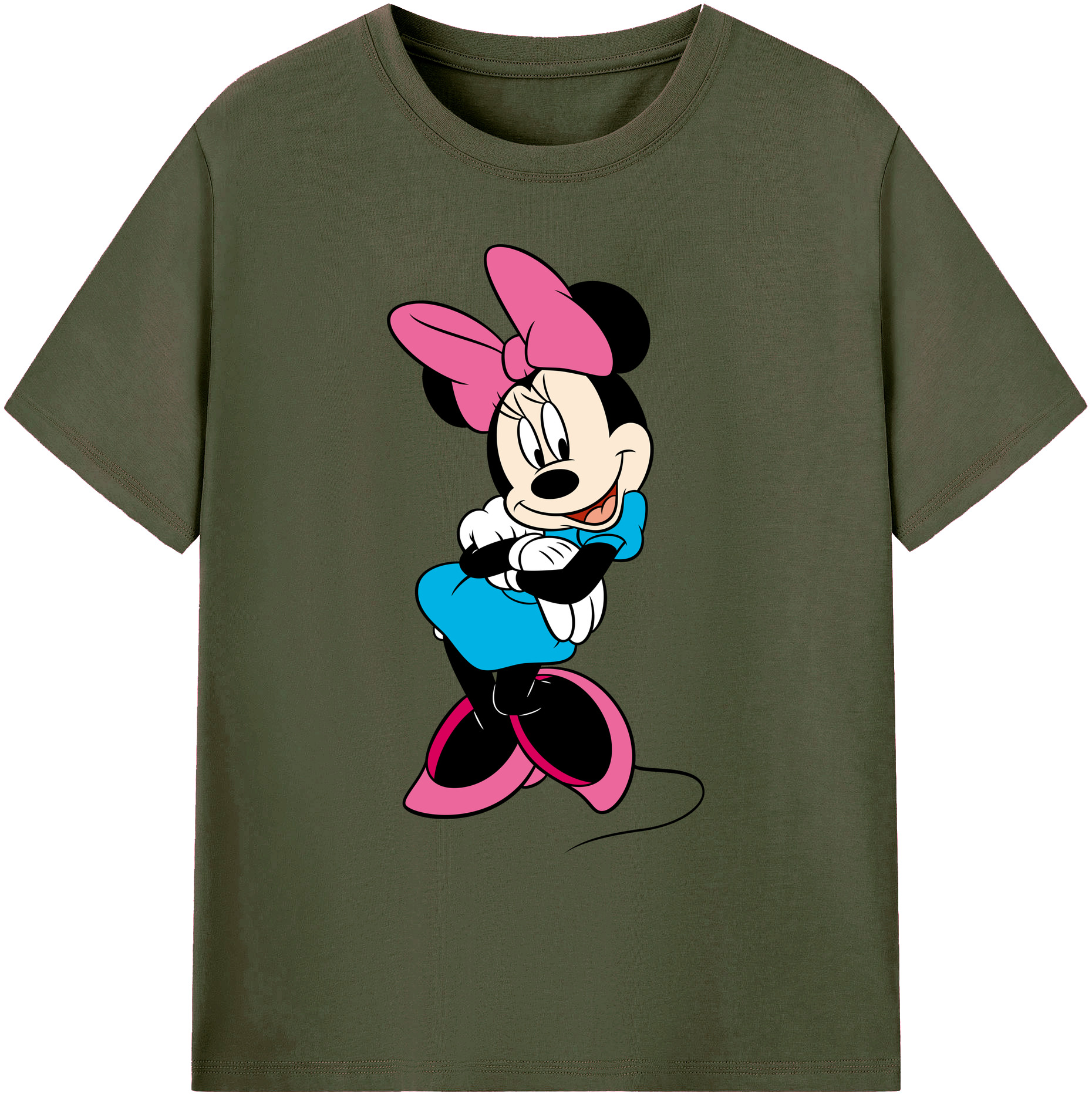 ミッキーマウス Mickey Mouse 綿100％ メンズ半袖Tシャツ｜肌触りやわらか＆通気性